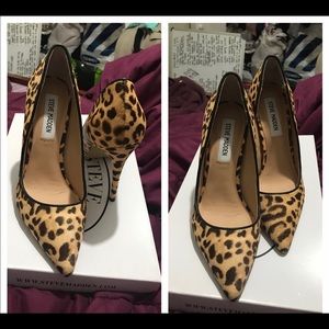 Leopard print Steve Madden high heels